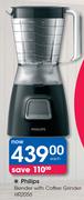 Philips Blender With Coffee Grinder HR2056