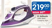 Safeway 2000 Watt Ceramic Iron-Each