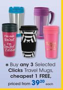 Clicks Travel Mugs-Each