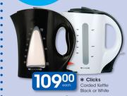 Clicks Corded Kettle Black Or White-Each
