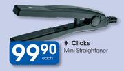 Clicks Mini Straightener-Each
