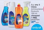 Clicks Anti Bacterial Products-750ml Each