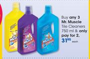 Mr.Muscle Tile Cleaners-750ml Each