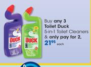 Toilet Duck 5 In 1 Toilet Cleansers-Each