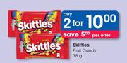 Skittles Fruit Candy-2X38gm