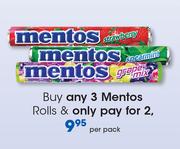 Mentos Rolls-Per Pack