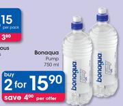 Bonaqua Pump-2X750ml