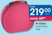 Clicks Hard Vanity Bag