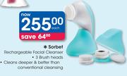 Sorbet Rechargeable Facial Cleanser