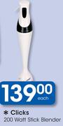 Clicks 200 Watt Stick Blender