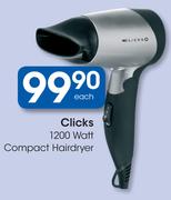 Clicks 1200 Watt Compact Hairdryer