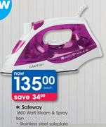 Safeway 1600 Watt Steam & Spray Iron
