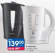 Safeway 1.7Ltr Cordless Kettle-Each