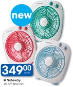Safeway 25Cm Box Fan-Each