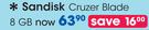 SanDisk 8GB Cruzer Blade