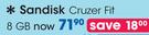 SanDisk 8GB Cruzer Fit