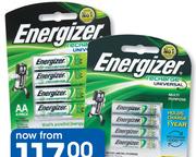 Energizer AA 4 Pack Recharge Lithium Batteries-Per Pack