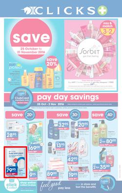 Clicks : Save (25 Oct - 21 Nov 2016) , page 1
