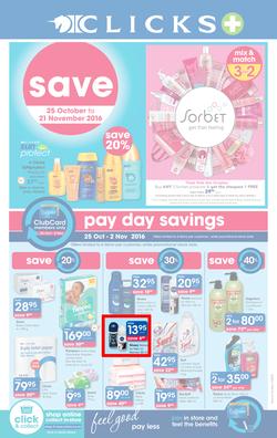 Clicks : Save (25 Oct - 21 Nov 2016) , page 1