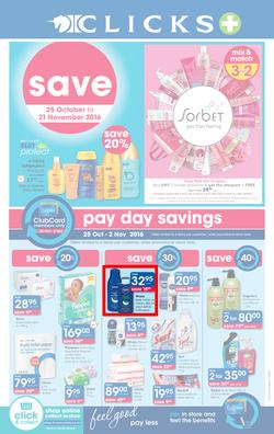 Clicks : Save (25 Oct - 21 Nov 2016) , page 1