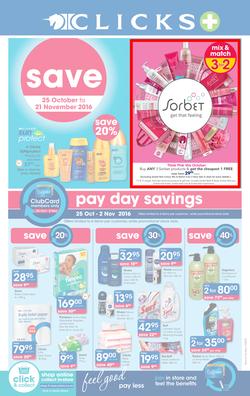 Clicks : Save (25 Oct - 21 Nov 2016) , page 1