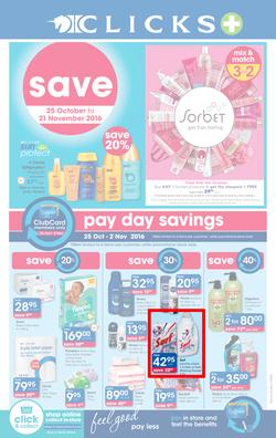 Clicks : Save (25 Oct - 21 Nov 2016) , page 1