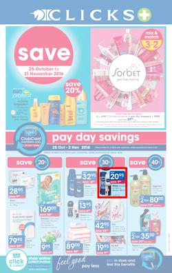 Clicks : Save (25 Oct - 21 Nov 2016) , page 1