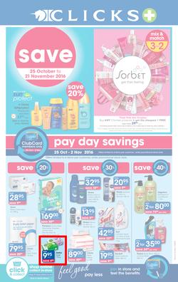Clicks : Save (25 Oct - 21 Nov 2016) , page 1