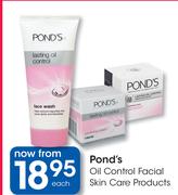 Pond's Oil Control Facial Skin Care Products-Each