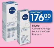 Nivea Cellular Anti Age Facial Skin Care Products-Each