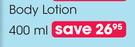 Dove Body Lotion-400ml