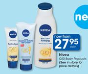 Nivea Q10 Body Products-Each