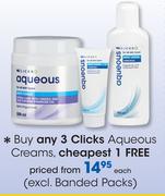 Clicks Aqueous Creams-Each