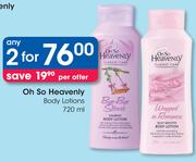 Oh So Heavenly Body Lotions-2 x 720ml