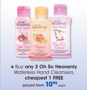 Oh So Heavenly Waterless Hand Cleansers-Each