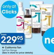 California Tan Self Tan Range-Each
