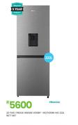 Hisense 222L Nett Met Fridge H310BIT-WD/H310BI-WD 20-546