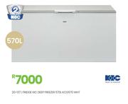 KIC 570L WHT Fridge Deep Freezer KCG57 20-137