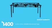 3 Burner Gas Boiling Table Stove 21-407