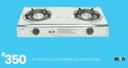 Alva 2 Burner S/Steel Gas Stove GCS04 21-518