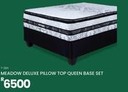 Restonic Meadow Deluxe Pillow Top Queen Base Set 7-384