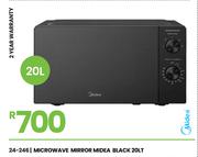 Midea 20Ltr Black Mirror Microwave 24-246