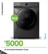 Midea 8Kg F/L Washing Machine 22-333