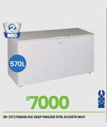 KIC 570Ltr WHT Deep Freezer/Fridge KCG570 20-137