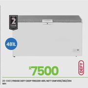 Defy 481Ltr Nett WHT Deep Freezer/Fridge DMF456/382/294 20-040
