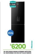 Hisense 263Ltr Nett Black Mirror Fridge H370BMIB-WD/H370B-MI-WD/H360BMI-WD 20-520