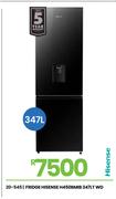 Hisense 347Ltr WD Fridge H450BMIB 20-545