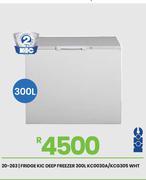 KIC 300Ltr WHT Deep Freezer/Fridge KC0030A/KCG305 20-263