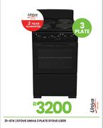 Univa 3 Plate Stove U305 21-474