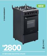 King 4 Plate Gas Stove 21-607